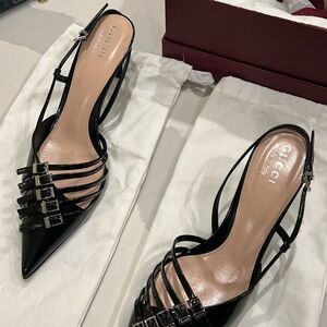 Gucci Black Women's Strappy Heels